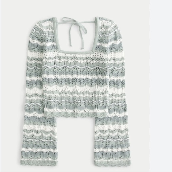 Hollister Striped Knit Top -l - Picture 1 of 4